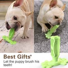 Dog Toothbrush Stick Pet Brush Chew Toys Pet Puppy Dental Care Brushing Sticker Natural Rubber Bite Cleaning Oral Healthy 2024 - buy cheap