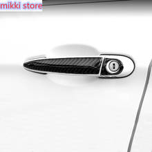 Accessories For BMW X5 X6 M3 E90 F20 F25 F26 F30 F32 F34 F36 E70 E71 E84 Carbon Fiber Car Door Handle Cover Strip Trim Sticker 2024 - buy cheap