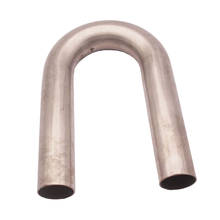 180 Degree Mandrel Exhaust Tube U Bend - Stainless Steel / 1.5 Inch Diameter 2024 - buy cheap