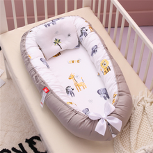 Portable Travel Bed Baby Nest Newborn Bed for Boys Girls Infant Outdoor Cotton Crib Bumper 2024 - buy cheap