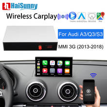 CarPlay inalámbrico para Audi A3, Q3, S3, 8P, 8V, 8I, 8U, MMI, 3G, compatible con pantalla de marcha atrás automática, decodificador de reproducción Multimedia para Audi 2024 - compra barato