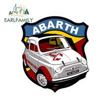 Earlfamily adesivos de carro para fiat abarth 11.6 ss, 13cm x 695 cm, adesivos de carro diy, 3d, à prova de arranhões, decalque de anime, simulação de diversão 2024 - compre barato