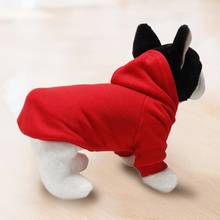 Pet Clothes Fashion Solid Color Warm Puppy Dog Hoodies Sweater Coat Sweatshirt Pet Clothes Pet Products Dog Supplies Home Garden 2024 - buy cheap