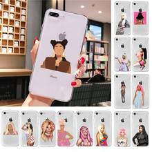 Nicki Minaj  Phone Case For iPhone X XS MAX 6 6s 7 7plus 8 8Plus 5 5S SE 2020 XR 11 11pro max Clear funda Cover 2024 - buy cheap