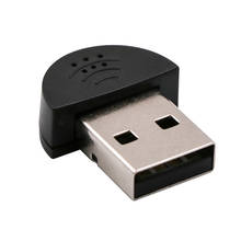 Super Mini USB 2.0 Microphone MIC Audio Adapter Portable Studio Speech Driver Free for Laptop/Notebook/PC/MSN/Skype 2024 - buy cheap