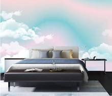 Bacal custom made Photo wallpaper mural Silk material Abstract landscape rainbow Children's room background 3d wallpaper mural 2024 - buy cheap