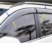 Hot 4pcs For Suzuki Vitara 2016 2017 2018 2019 Car Styling Cover Stick Lamp Plastic Window Glass Wind Visor Rain/Sun Guard Vent 2024 - buy cheap