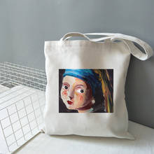 Bolsa de ombro com desenhos animados, bolsa feminina, com brincos de pérola, floral, da moda, estilo harajuku, bolsa engraçada 2024 - compre barato