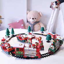 Sound Classic Steam Train Toys DIY Stitching Educational Toys Christmas Birt Electric Train Toys Long rail Track Set With Light 2024 - buy cheap