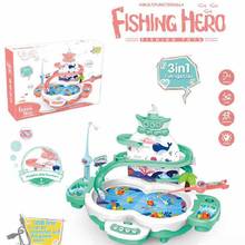 Juego educativo Montessori de pesca para niños, pista de levitación magnética, juguete educativo interactivo para padres e hijos, regalo de estudio 2024 - compra barato