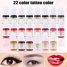 8ML Semi Permanent Makeup Pigment Eyebrow Inks Lips Eye Line Tattoo Color Microblading Pigment Body Art Beauty Tool Supplies 2024 - buy cheap