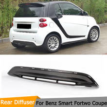 Difusor trasero de carbono para coche, accesorio para Smart Fortwo, 2012-2013 2024 - compra barato