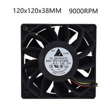 The Original Delta 12cm 120MM 12038 PWM FAN  190CMF 12V 3.9A TFC1212DE Server case Big power Cooling fan with 4p 2024 - buy cheap