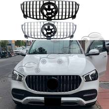 Front Bumper Racing Grill Billet Grille Cover For Mercedes-Benz W167 GLE-Class 2020 2021 General 2024 - buy cheap