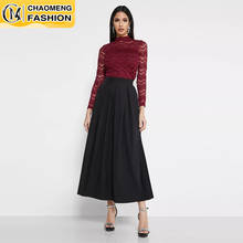 Faldas Largas plisadas para Mujer, falda larga de corte A para Mujer, Vestidos largos, ropa elegante y modesta 2024 - compra barato