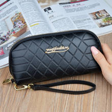 Fashion Long woman Purse PU Leather Phone Holders woman bag Casual Soft female Wallet 2024 - buy cheap