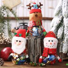 Natal ano novo diy decorações de natal criativo doces frascos festa natal caixas de presente das crianças santa boneco de neve tanque de armazenamento 2024 - compre barato