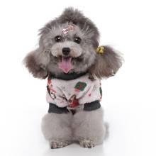 Рождественская Одежда для собак, зимняя теплая куртка для щенка чихуахуа куртки для собак, домашний Йоркширский питомец 2024 - купить недорого