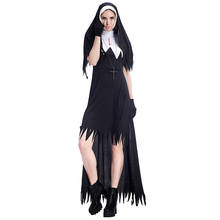 Scary Demon Nun Costume Cosplay For Women Halloween Costume For Adult Carnival Party Dress Up Clothing Suit 2024 - buy cheap
