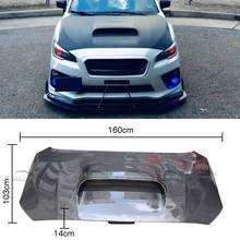 Carbon Fiber Front Engine Bonnet Hood Cover Fit For SUBARU IMPREZA WRX STI 2017-2019 2024 - buy cheap