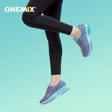 Onemix-tênis de caminhada feminino, calçado esportivo, respirável, confortável, air cushion, malha, tecido atlético, sneaker, mulheres 2024 - compre barato