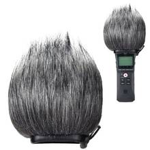 Furry Windscreen Muff Wind Cover Foam Filter Sponge Microphone Windproof Cover for Zoom H1 Recorder Mic 2024 - buy cheap