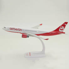 30CM scale 1/200 Airbus A330-200 model Air Berlin airline Air way with base resin aircraft collectible display toy collection 2024 - buy cheap