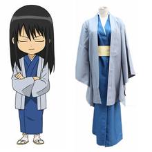 Unissex anime cosplay gintama katsura kotarou conjuntos de trajes cosplay quimono 2024 - compre barato