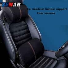 Cojín de soporte de asiento para reposacabezas de cuello de memoria de coche para Audi A3 8P 8V A4 B8 B6 B7 B9 B5 A6 C6 C7 C5 Q5 A5 Q7 A1 Q3 TT 8L, accesorios 2024 - compra barato