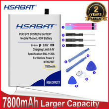 HSABAT 0 цикл 7800 мАч аккумулятор для Ulefone Power 2 Power II высокое качество Мобильный телефон запасной аккумулятор 2024 - купить недорого