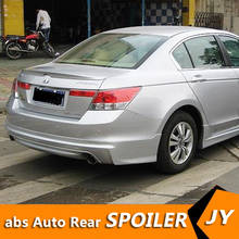 Spoiler traseiro para honda accord 2008-2011, material abs de alta qualidade, asa traseira, primer, cor, spoiler traseiro 2024 - compre barato