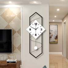 Nordic Minimalist Creative Wall Clock Modern Home Living Room Mute Clock Fashion Personality Art Decoration Quartz Clock Gift 2024 - buy cheap