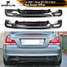 Spoiler de fibra de carbono conversível/frp para bmw, peça difusora de amortecedor traseiro para bmw série 1, e82, e88, 128i, 135i, m, sport 2005-2011 2024 - compre barato