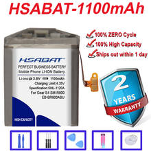 Top Brand 100% New 1100mAh EB-BR800ABU Battery for Samsung Gear S4 SM-R800 SM-R810 SM-R805 in stock 2024 - buy cheap