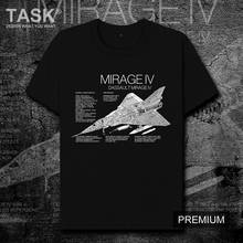 French Dassaul Mirage IV Strategic Bomber Printed T-Shirt Summer Cotton Short Sleeve O-Neck Men's T Shirt New XS-3XL 2024 - buy cheap