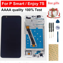 For Huawei P Smart LCD Display For Huawei Enjoy 7S LCD Display FIG-LX1 / FIG-L21 Touch Screen Digitizer Sensor Assembly Frame 2024 - buy cheap