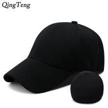 Solid Color Breathable Fitted Cap Men Fully Sealed Hip Hop Baseball Cap Elastic Around Hat  Dad Hat Women'S Snapback Hats 2024 - buy cheap