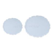 Crystal Epoxy Resin Mold Round Tray Casting Silicone Mould Handmade DIY Crafts  2024 - buy cheap