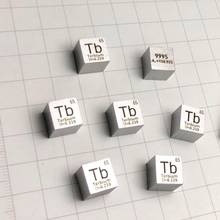 Куб тербиума Tb, стеклянная прокладка, чистый 99.95%, Периодическая таблица редкоземельных металлических элементов для самостоятельного исследования, учебы, школьного образования 2024 - купить недорого
