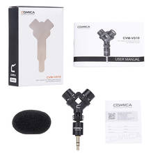 COMICA CVM-VS10 Mini XY Cardioid Stereo Microphone for Gopro Camera Smartphone Mic for Video Recording((3.5mm TRS) 2024 - buy cheap