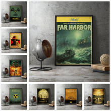 Fallout2 PS4 Game Room Decoration Poster Vintage Mural High Quality Decorative Poster Home Decoration canvas painting M13 2024 - buy cheap