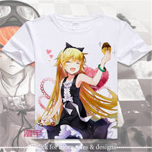 Camisa de manga curta unissex do traje do cosplay de pano do traje do cosplay de senjougahara do monstory de bakemonogatari monstory 2024 - compre barato