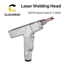 Cloudray-cabeça de solda a laser wsx de 1064nm, nd18, 0-kw, comprimento de onda com lente conector qbh para máquina de laser de fibra 2024 - compre barato