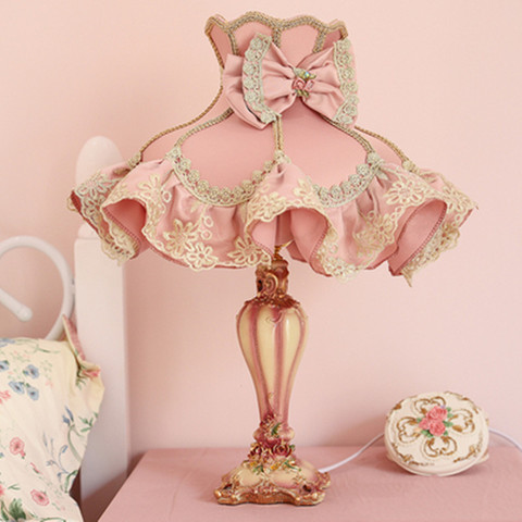 Modern Pink Table Lamps For Bedroom, Lamps For Girl Room