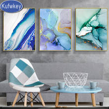 3 Pieces Blue Marble Abstract diamond painting Full Square 5d diy Diamond Embroidery round 3d Cross Stitch Mosaic diamond decor, 2024 - buy cheap