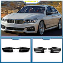 Cubierta de espejo retrovisor de lado posterior brillante, tapas para BMW Serie 3, G20, G21, G28, 320d, 330e, 330i, 340i, 2019-2022, estilo M4, LHD, RHD, 2p 2024 - compra barato