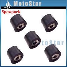 5x Motorcycle Rubber 10mm Black Chain Tensioner Pulley Roller For Chinese Pit Pro Trail Motor Dirt Bike Motocross 2024 - buy cheap