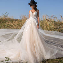 "Vestido de noiva rendado, 2024 - compre barato