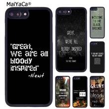 MaiYaCa Newt Quotes The Maze Runner Phone Case For iPhone X XR XS 11 12 13 Pro MAX 5 6 6S 7 8 Plus Samsung Galaxy S8 S9 S10 2024 - buy cheap