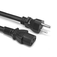 Cable de alimentación de enchufe de EE. UU., 1,2 m, 1,5 m, 2m, 10 pies, 14AWG, NEMA 5-15P a IEC C13, Cable de extensión de Corriente CA para PSU, Antminer, impresora 3D, luces LED 2024 - compra barato